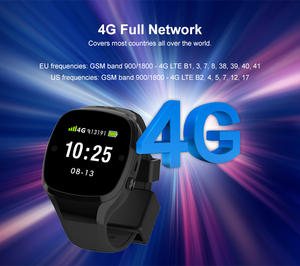 कैदियों के लिए पावर बैंक के साथ बाड़ छेड़छाड़ रोधी 4जी जीपीएस ट्रैकिंग स्मार्ट वॉच पहनने योग्य डिवाइस - Product Image 4