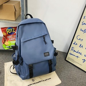 Student <b>Backpack</b> <b>Large</b> Capacity Waterproof Computer Interlayer For Junior Senior High School Boys Spring 2025 Solid Color - Product Image 3