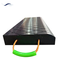 Plaques de support pour grue de chantier en HDPE 600x600mm, épaisseur 50mm, pour excavatrice et engins lourds