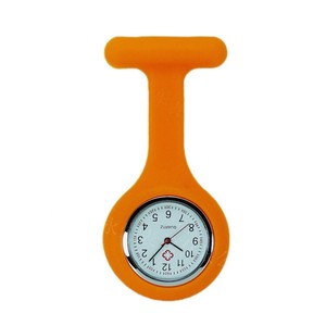 Nouvelle montre médicale en silicone pour infirmière, montres de poche pour médecin, cadeaux de Noël, montre à clip colorée pour tunique - Product Image 5