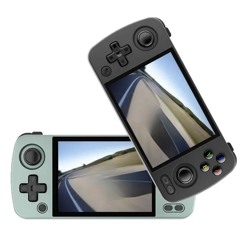 Rg405m Video konsolları Ps3 Ips dokunmatik ekran elde kullanılır oyun konsolu taşınabilir Cnc/alüminyum alaşım Android 12 için Ps2/Ps2/Wii