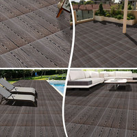 Renovation de balcon et de terrasse extérieure en DIY : dalles de terrasse en WPC (composite bois-plastique) imperméables et emboîtables