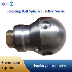 Boquilla de chorro esférica de bola giratoria de alta calidad, rosca de 3/8 ", boquilla de chorro de Warthog de acero inoxidable, desobstrucción de alcantarillado <span class=keywords><strong>para</strong></span> lavado - Product Image 4
