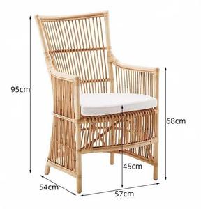 Mayorista de alta calidad Nuevo diseño Niza Cómoda sala de estar Silla de ratán con cojín Hecho <span class=keywords><strong>en</strong></span> China - Product Image 6