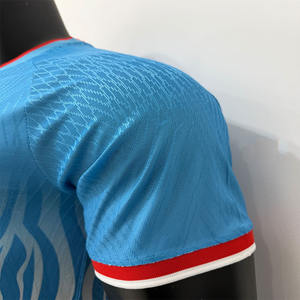 เสื้อฟุตบอลคองโกฤดูร้อนใหม่ปี 2026-2027 แอฟริกา คัพ เนชันส์ รุ่นนักเตะ บริการ OEM ชุดเซ็ต 100% โพลีเอสเตอร์ ระบายอากาศได้ดี แห้งเร็ว - Product Image 5