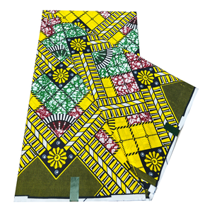 Tissus en Coton Véritable 100% avec Motifs Wax Africains <span class=keywords><strong>Hollandais</strong></span> Garantis pour la Confection de Robes et de Pagnes - Product Image 5