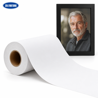 Autocollant en PP mat résistant aux déchirures, imperméable, auto-adhésif, rouleau de papier synthétique pour la fixation de panneaux publicitaires