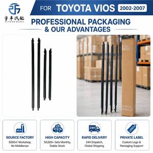 Moulures de garniture de vitre de porte avant et arrière extérieures pour Toyota Vios <span class=keywords><strong>2002</strong></span> 2003 2004 2005 2006 2007 XP40 NCP42, lot de 4 joints d'étanchéité OEM - Product Image 6