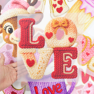 De nombreux motifs disponibles, faux fil, broderie Mardi Gras, transfert DTF, vinyle pour football, concepts de papier, transfert DTF pour vêtements - Product Image 2