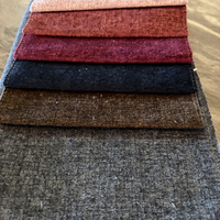 Tissu d'ameublement en velours neige bicolore tricoté chaîne uni imprimé pour canapé, vente en gros, offre spéciale, pour textiles de maison