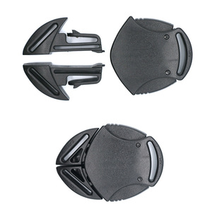 Hebilla de seguridad de plástico para cinturón de seguridad de cochecito, mecanismo de bloqueo de tres puntos A131, 25 mm x 27 mm, accesorios para bolsos - Product Image 2