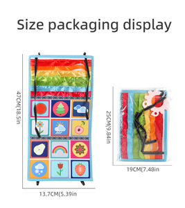Jouets <span class=keywords><strong>miroir</strong></span> pour bébé Tummy-time <span class=keywords><strong>livre</strong></span> d'activités froissé doux avec énorme bébé <span class=keywords><strong>miroir</strong></span> sûr livres froissés interactifs pour bébés - Product Image 4