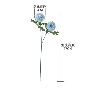 ดอกไม้ประดิษฐ์ CallaFloral ก้านเดี่ยว สีฟ้า สีชมพูอ่อน สีเขียวอ่อน กุหลาบ ผ้าทอตกแต่ง - Product Image 4