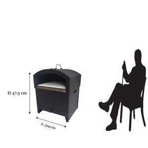 <span class=keywords><strong>Four</strong></span> à <span class=keywords><strong>pizza</strong></span> multifonctionnel d'extérieur en <span class=keywords><strong>bois</strong></span> de 19 pouces, brasero robuste <span class=keywords><strong>avec</strong></span> <span class=keywords><strong>four</strong></span> à <span class=keywords><strong>pizza</strong></span> pour fêtes et terrasses - Product Image 6