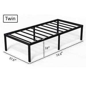 WEKIS Factory Wholesale 14" Height Modern TWIN/FULL/QUEEN/KING High <b>Platform</b> Twin Size <b>Bed</b> <b>Frame</b> Contemporary <b>Bed</b> <b>Frame</b> - Product Image 6