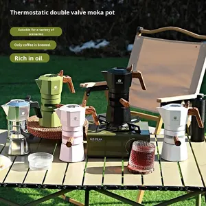 <span class=keywords><strong>Cafetière</strong></span> Moka <span class=keywords><strong>2</strong></span> <span class=keywords><strong>tasses</strong></span> avec logo personnalisé, <span class=keywords><strong>cafetière</strong></span> <span class=keywords><strong>italienne</strong></span> manuelle, expresso, camping, <span class=keywords><strong>cafetière</strong></span> écologique - Product Image 1