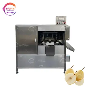 Pera Industrial automática comercial Apple Skin Removendo Peeler Peeling Coring Slicing Cutting Machine