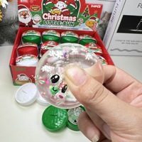 Jouets Squishy Mini Dumpling de Noël en Gros, Jouets Sensoriels Squishy en Maltose Scintillante, Cadeaux de Noël Mystère en Forme de Boulette à Presser