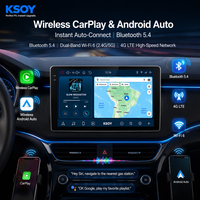 KSOY-03 Radio Mobil Android Wireless CarPlay Android Auto Navigasi GPS 3+32G Layar Sentuh Sistem Multimedia FM RDS