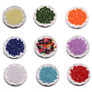<b>Acrylic</b> Plastic Imitation Pearl Beads 3-12mm Round Multi Color For Jewelry Making DIY Accessories - Product Image 2