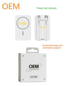 <span class=keywords><strong>Batterie</strong></span> externe OEM 2026 10000mAh PD22.5W magnétique sans fil à <span class=keywords><strong>charge</strong></span> rapide pour appareils mobiles, design compact pour les voyages - Product Image 2