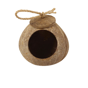 Nichoir pour animaux de compagnie <span class=keywords><strong>en</strong></span> coque de noix de coco, <span class=keywords><strong>cabane</strong></span> pour oiseaux <span class=keywords><strong>en</strong></span> coco, nichoirs, cage à oiseaux <span class=keywords><strong>en</strong></span> <span class=keywords><strong>bois</strong></span> naturel pour hamster, perruche, petits animaux - Product Image 2