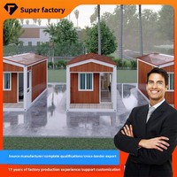 Maison mobile préfabriquée en acier coloré à toit pointu Spire, à montage rapide, pour bureau temporaire ou bâtiment résidentiel