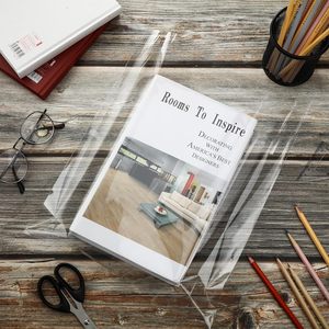 Clear Plastic Gift <b>Bags</b> 12x15 Inch With Die Cut Handle For Gift Packaging Retail Shopping <b>Medium</b> <b>Size</b> - Product Image 2