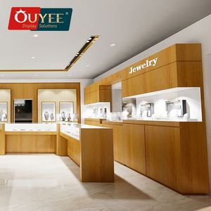 Expositor de joyería en 3D, escaparate de joyería con imágenes de diseño de interiores, accesorios de joyería de lujo, vitrina de joyería de cristal - Product Image 3