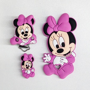 Clip per ciuccio con perline focali in Silicone <span class=keywords><strong>Marsha</strong></span> <span class=keywords><strong>orso</strong></span> giocattoli clip per bambini accessori per presa per uso alimentare clip in metallo per ciuccio massaggiagengive - Product Image 3