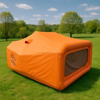 Tente de camping gonflable Russie Japon, tente extérieure personnalisée, portable, imperméable et écologique en PVC, abri pour événements