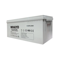 Batterie à gel solaire 12V 150ah 200ah haute puissance fabriquée en Inde système d'alimentation par batterie à cycle profond batterie à gel solaire