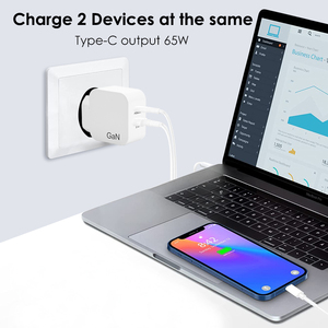 Tendance <span class=keywords><strong>2023</strong></span> 65W GaN chargeur chargeur d'ordinateur portable pour Apple Watch chargeur pour MacBook Pro US EU AU adaptateur mural - Product Image 3