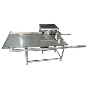 เครื่องตัดน้ำแข็งแนวนอนสแตนเลสแบบตั้งโต๊ะสำหรับโรงงานอาหาร - Product Image 1