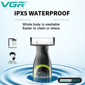 VGR-Kit <span class=keywords><strong>de</strong></span> aseo V-017 para hombres, afeitadora <span class=keywords><strong>de</strong></span> barba, afeitadora <span class=keywords><strong>corporal</strong></span> profesional recargable, a prueba <span class=keywords><strong>de</strong></span> agua - Product Image 4
