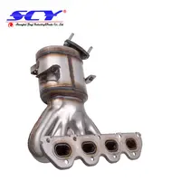 Spectra Catalytic Converter with Three Way Exhaust Pipe