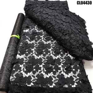 Tessuto in Pizzo Tradizionale alla Moda a Prezzo di Fabbrica, Tessuto Ricamato con Cristalli Austriaci, <span class=keywords><strong>Guipure</strong></span> per Abbigliamento Senegal e Mali - Product Image 3