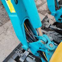 Mini-excavatrice hydraulique sur chenilles d'occasion U008, 1 tonne, moteur en excellent état, équipement de construction