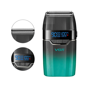 VGR V-308 Rasoio Elettrico Professionale Ricaricabile ad Alta Velocità a Doppia Lamina per Uomo <span class=keywords><strong>Regolabarba</strong></span> - Product Image 1