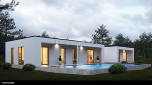 High fashion luxury Vogue small Cost's Petty's mixed concrete prefab steel cementum home - Product Image 6