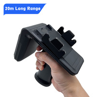 Lector RFID UHF de Largo Alcance de 20 m Compatible con Android IOS, Escáner de Códigos de Barras 1D/2D para Logística de Almacén y Gestión de Ganado