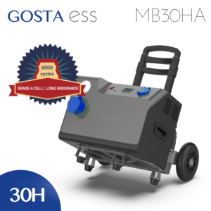 <span class=keywords><strong>GOSTA</strong></span> Stazione di Alimentazione Portatile da Esterno con Ruote 3000W, Sistema a Batteria Ricaricabile a Controllo Manuale MB30H con Flexi - Product Image 5