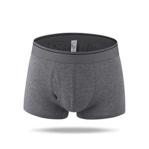 Vente en gros de shorts boxer en coton pour hommes coupe extensible <span class=keywords><strong>Sous</strong></span>-vêtements antibactériens respirants pour adolescents garçons avec option de logo personnalisé - Product Image 5