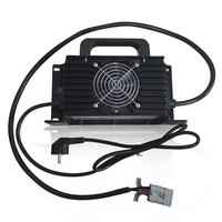 Personnalisé 1.5KW 12V 24V 36V 48V 60V 72V 80V 96V Chargeur de batterie portable et embarqué au plomb LiFePO4 entièrement scellé