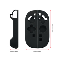 Coque en silicone ergonomique pour Nintendo Switch 2, kit de capuchons pour Joy-Con et joysticks, accessoires de jeu pour Switch 2
