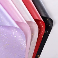 Kertas Kado Tebal Bermotif Emas Perak Premium Bahan Kemasan Buket Grosir