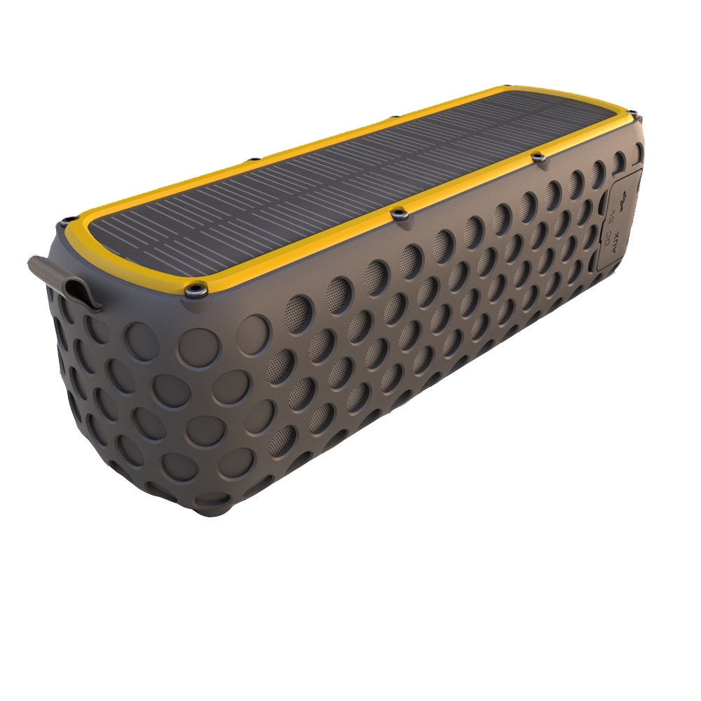 Solar Bluetooth Speaker with 5000mAh Power Bank Portable Wireless Speaker