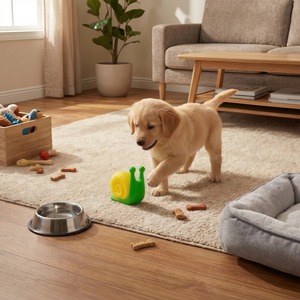 Jouet à mâcher pour chien en TPR en forme d'<span class=keywords><strong>escargot</strong></span>, résistant aux morsures, couineur, pour le nettoyage des dents, idéal pour les chiots, pour le jeu quotidien en intérieur et en extérieur, vente en gros sur mesure - Product Image 5