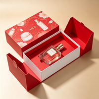 Maßgefertigte Handgemachte Doppeltürige Starre Papier-Geschenkbox für Parfüm und Kerzen mit Individuellem Logodruck