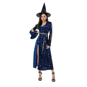 <span class=keywords><strong>Halloween</strong></span> <span class=keywords><strong>Maléfica</strong></span> Bruja Cosplay <span class=keywords><strong>Traje</strong></span> <span class=keywords><strong>de</strong></span> escenario Mujer oscura Bruja Diablo Disfraz - Product Image 2